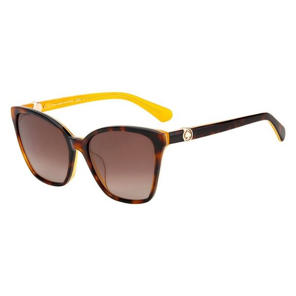 KATE SPADE KSAMIYAH-EPZ-56 Sunglasses Size 56mm 140mm 17 brown havana SUNGLASS